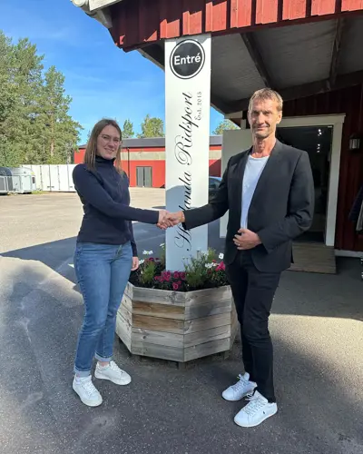Ny medlem i Nuvab - Hvetlanda Ridsport